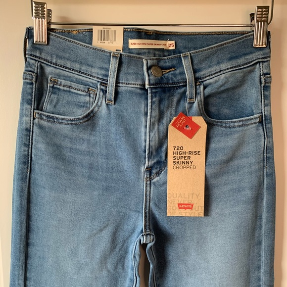 Levi’s 720 high rise skinny crop jean indie disco - Picture 9 of 15